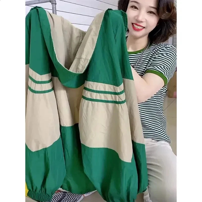 Sun Protection Clothing Womens Thin Short Jacket 2025 Korean Summer Loose Baisc Coat Casual Breathable Sunscreen Outwear 250808