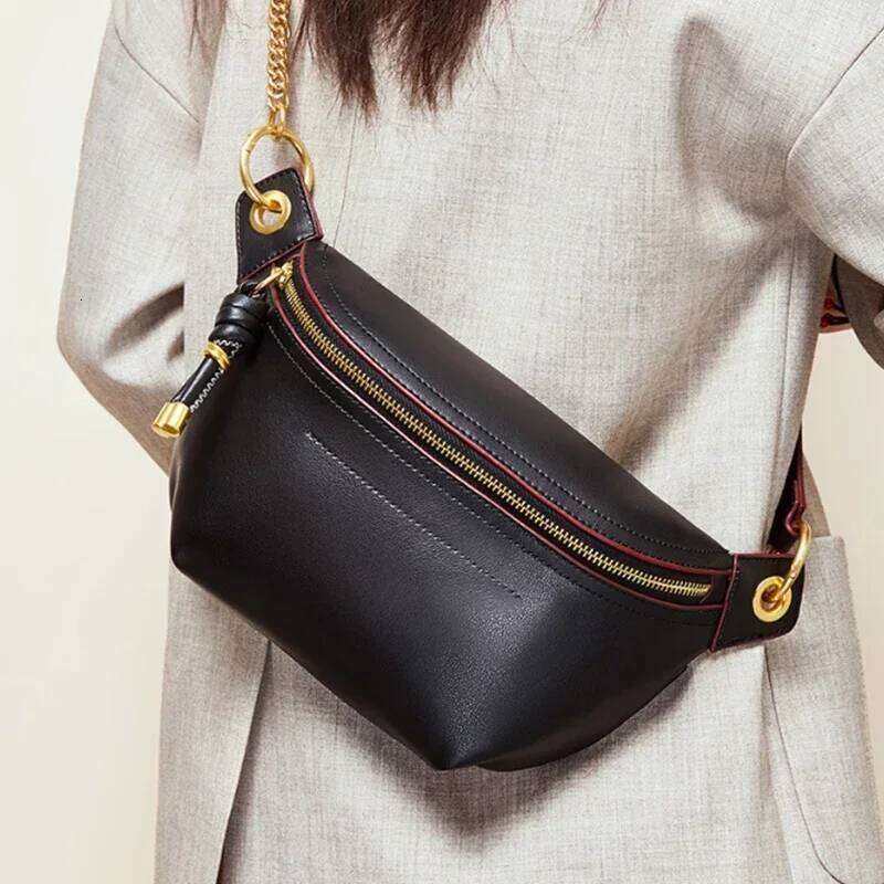 Designer Luxury MAHEU Ins Korea Hot Fashion Style Woman Bags Genuine Leather Fanny Packs Sport Outdoor Travel For Ladies Girls Waist Bag