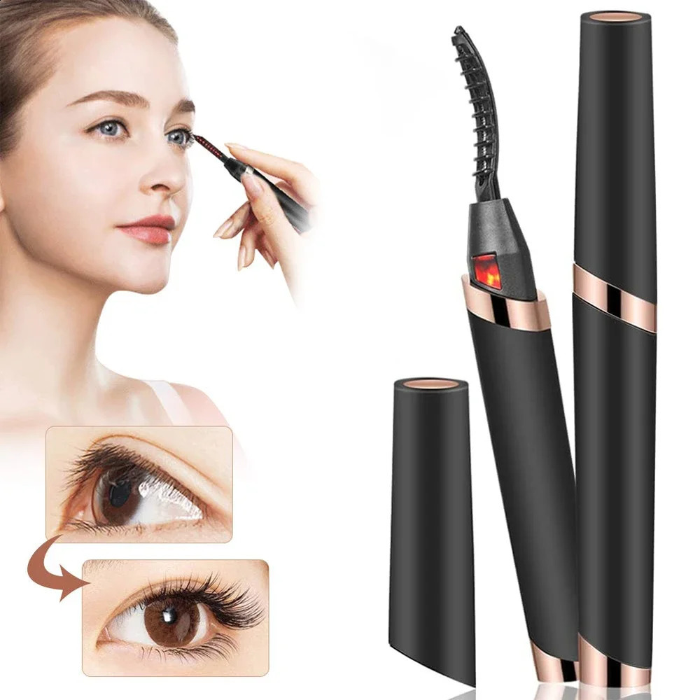 Heated Eyelash Curlers Electric Eyelash Curler for Makeup Tools USB Rechargeable with 3 Heating Modes Eyelash Curlers 250814