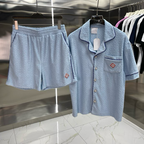 Men's Plus Tees Polos Summer Nouveau équipe de mode Tshirt Coton Coton Shirt Shirt Hawaiian Beach Print Shirts Shorts Sports Costume K331111
