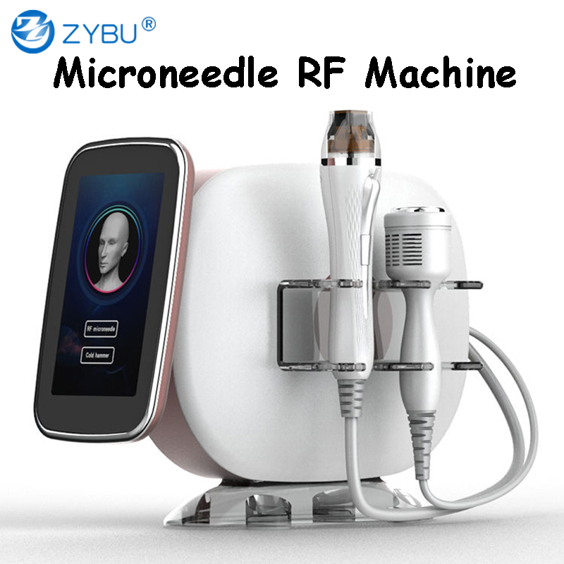 Microneedle RF 2-in-1 Machine For Salon Spa Fractional Micro Needling Skin Tightening Acne Scars Stretch Mark Removal Face Lifting With Cold Hamm