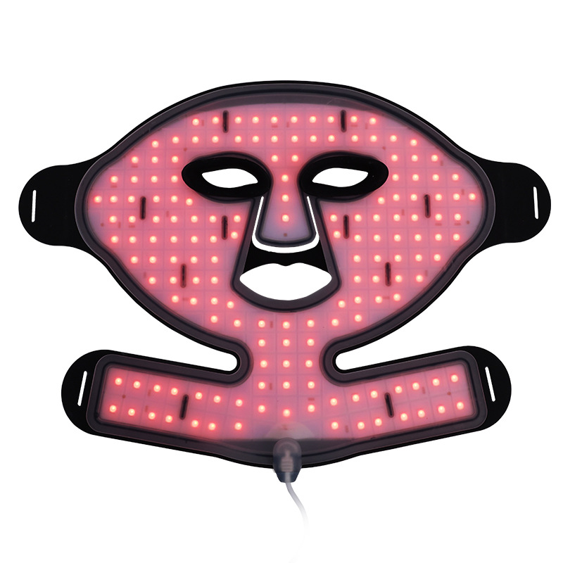 Facial Beauty 7 Color Silicone Skin Care LED Light Therapy Red Light Facial LED FACE Mask
