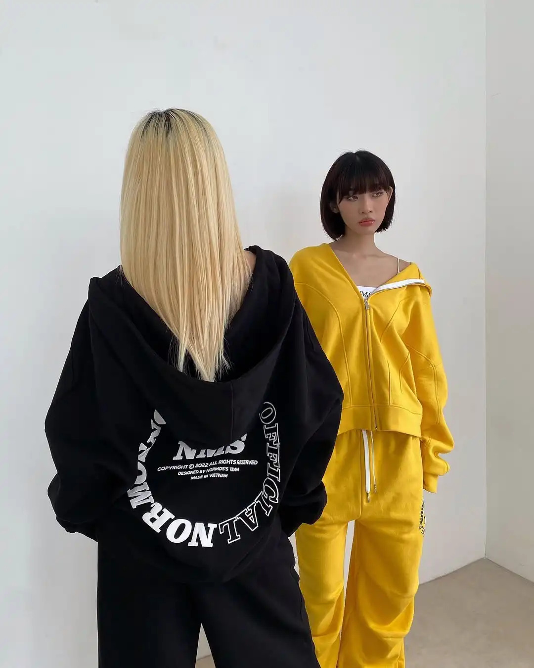 Y2k Classic Letter Printed Hoodie and Sweatpants Two Piece Set Retro Washed Sportswear Gothic Loose Running Suit 250818