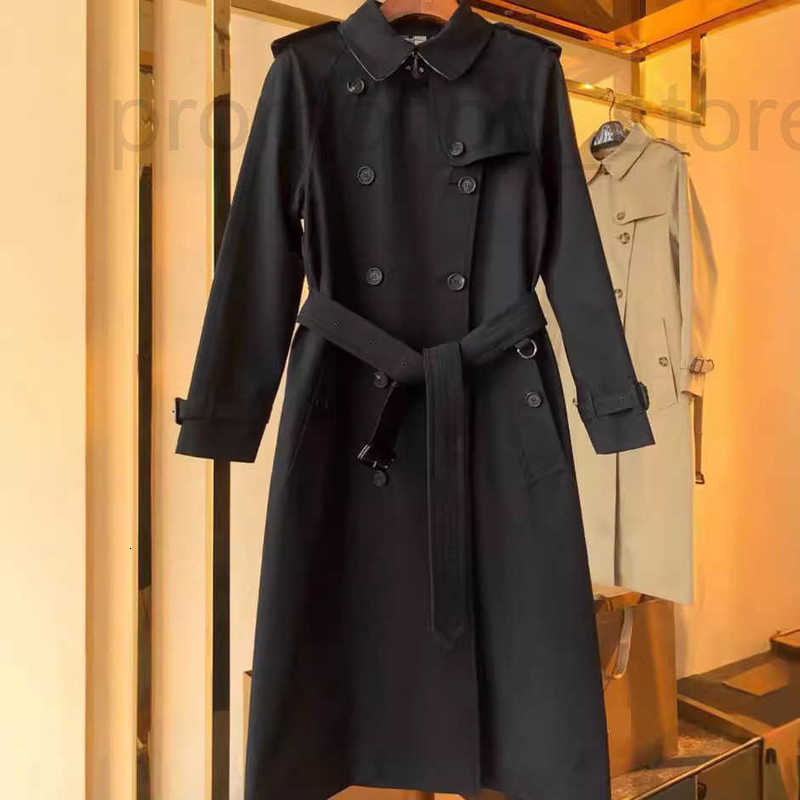 Men's Trench Coats designer 2024 Autumn New Gabardine Casual Style Women's Coat Slim Fit Fashionable Elegant British Jacket AJH3