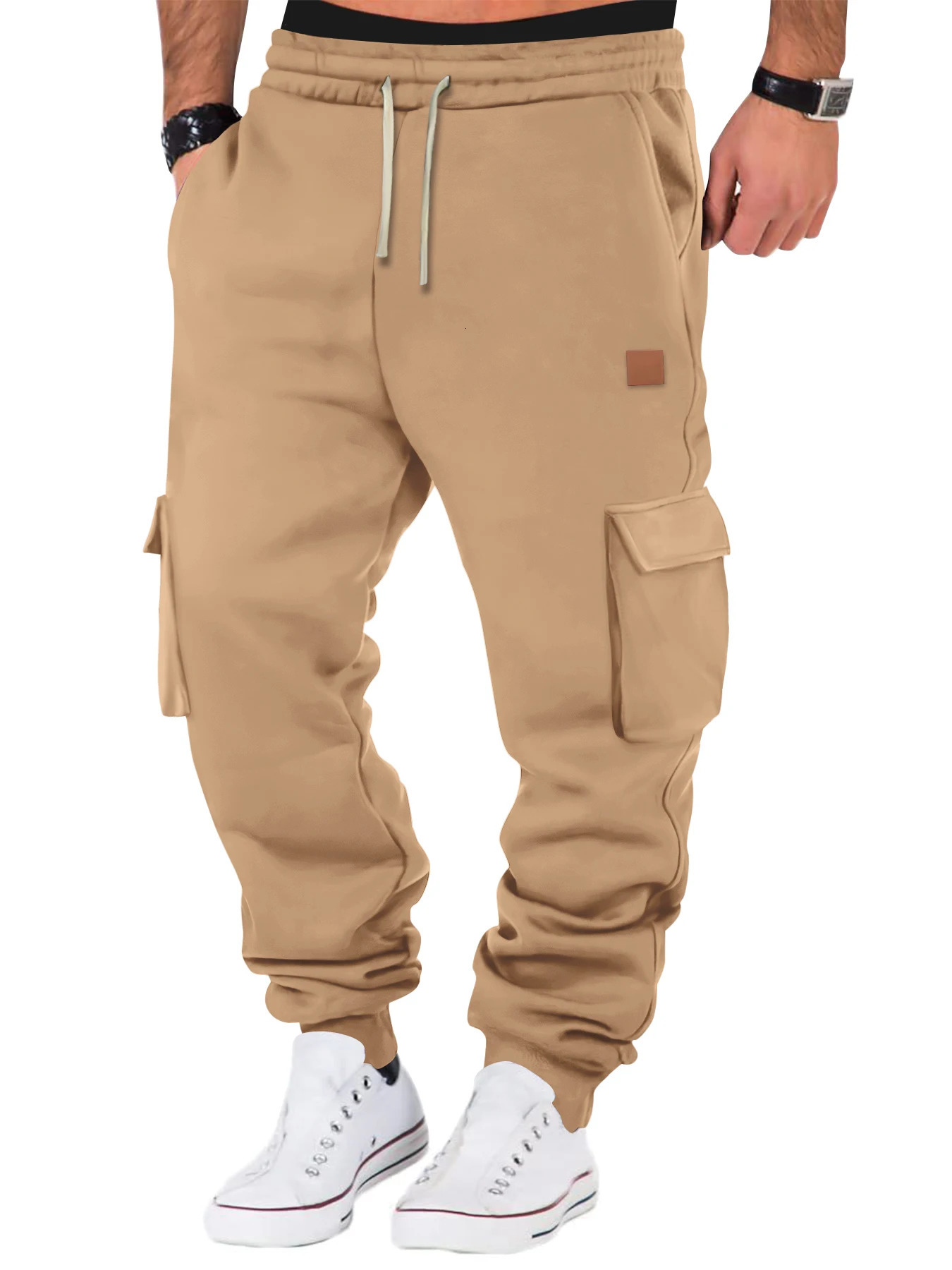 Pantalons de cargaison pour hommes Joggers Pantalons de fret de travail confortables et respirants à l'extérieur COSTABLE RUNACLE CYCLING Multi-p