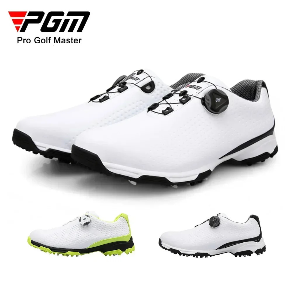 PGM Golf Shoes Mens Sneakers Summer Sneakers Swivel Laces Breathable 250812