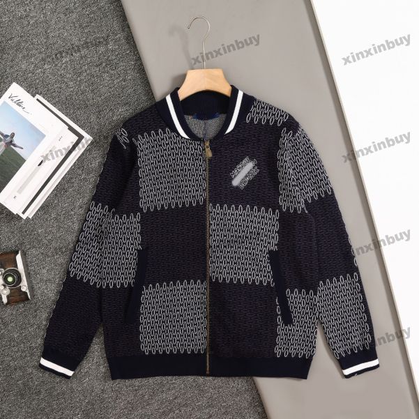 Xinxinbuy Designer Sweater Men Femmes Femme Cardigan Lettre de fermeture éclair Broderie à manches longues Cotton Man Paris Fashion Street Long M