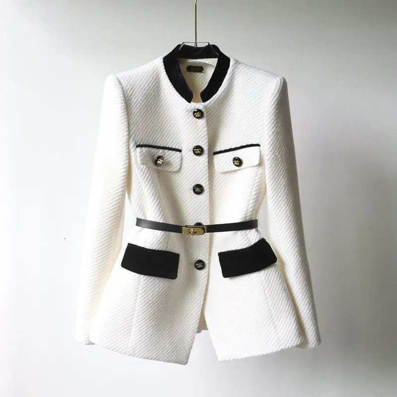 Fashion Temperament Single-breasted Loose Womens Suit Coat 2025 Spring Autumn Long Sleeve Casual Ladies Blazer Jacket250819