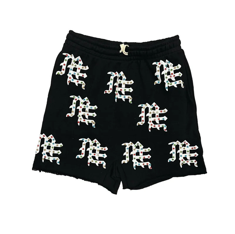 Mix Emotion Jorts Designer American Trend Designer Brand Couple Casual ME Shorts MIXED EMOTIONS Short Pants Gothic Letter Print Sports Mixed Emotion