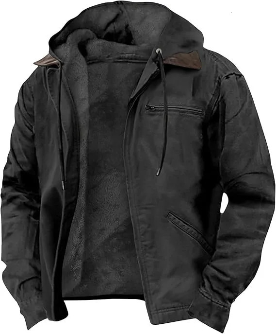 Veste à capuche décontractée pour hommes tendance et polyvalence pour hommes multicolores en option veste de poche à glissière top250813