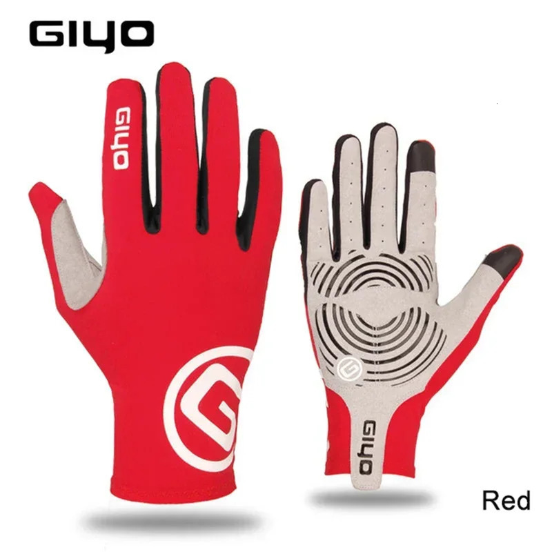 Gants de cyclisme des doigts complets écran tactile anti-aslip femmes hommes VTT Road Bicycle pour Spotrs Gym Fitness Fishing Bike 250811