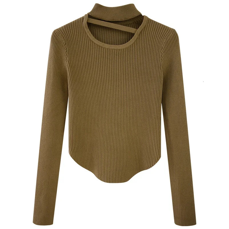 Women Long Sleeves Warm Knitwear Solid Tops Korean Hollow Out Turtleneck Womens Sweater Autumn Winter Soft Pullovers Jumper 250818