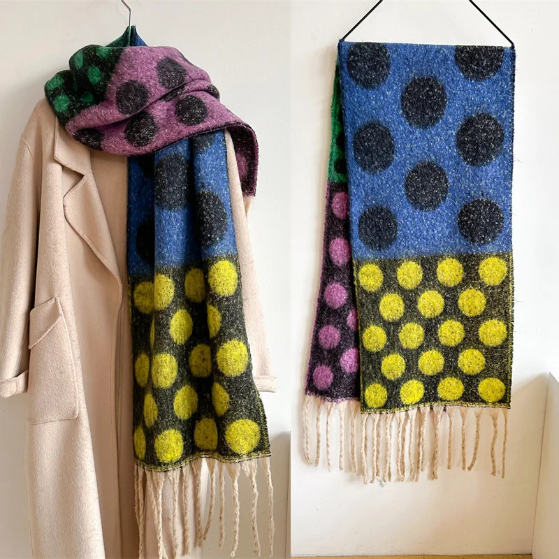 Écharpe en cachemire Châle épaisse couverture chaude longue glands doux châles enveloppe du cou pashmina foulards dames écharpe 250814