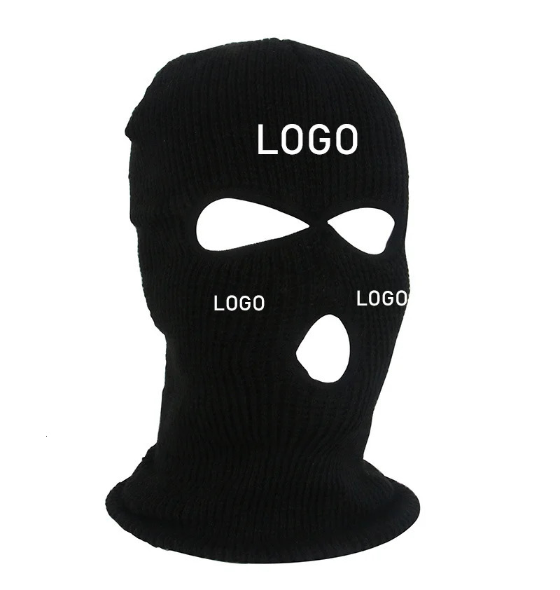 Custom Embroidered Winter Women Beanie Hat Balaclava Cycling Ski Mask Men Personalized Your Name Drop 250818