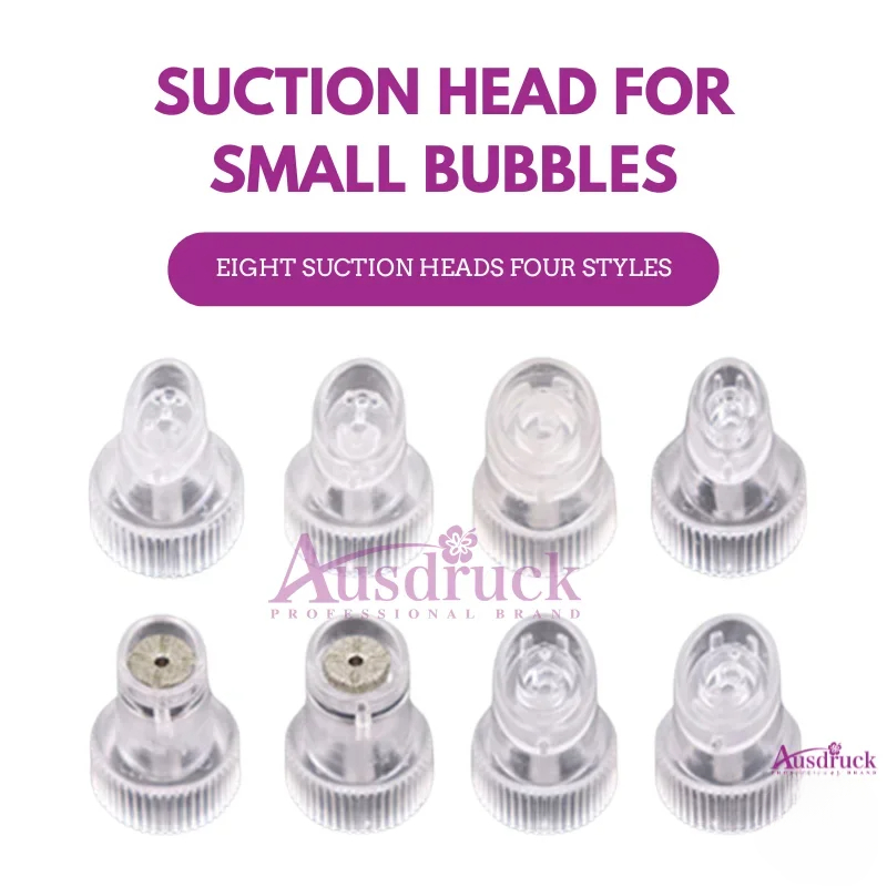 Petites têtes d'aspiration à bulles pour H2O2 Hydrogène Oxygène Water Peleling Facial Nettoying Machine, Spa Consupables, Accessoires de beauté p