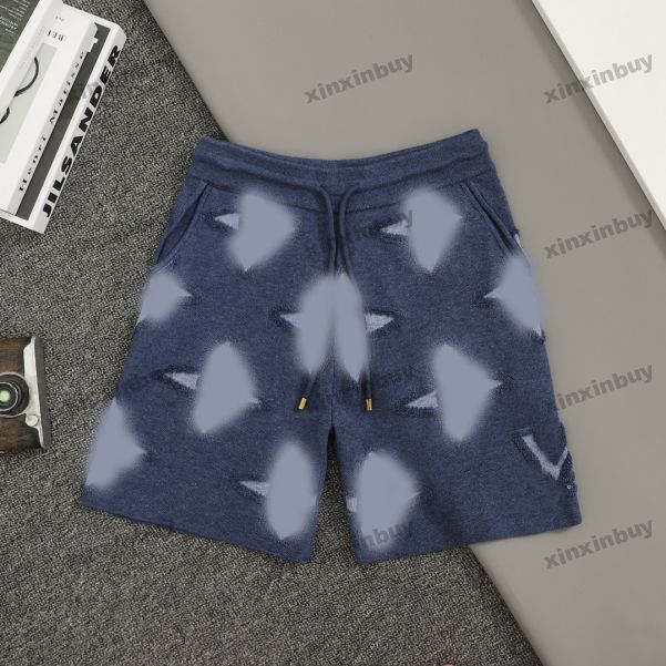 xinxinbuy Men women designer Shorts pant wool Towel letter embroidery Spring summer blue WHITE black red M-4XL