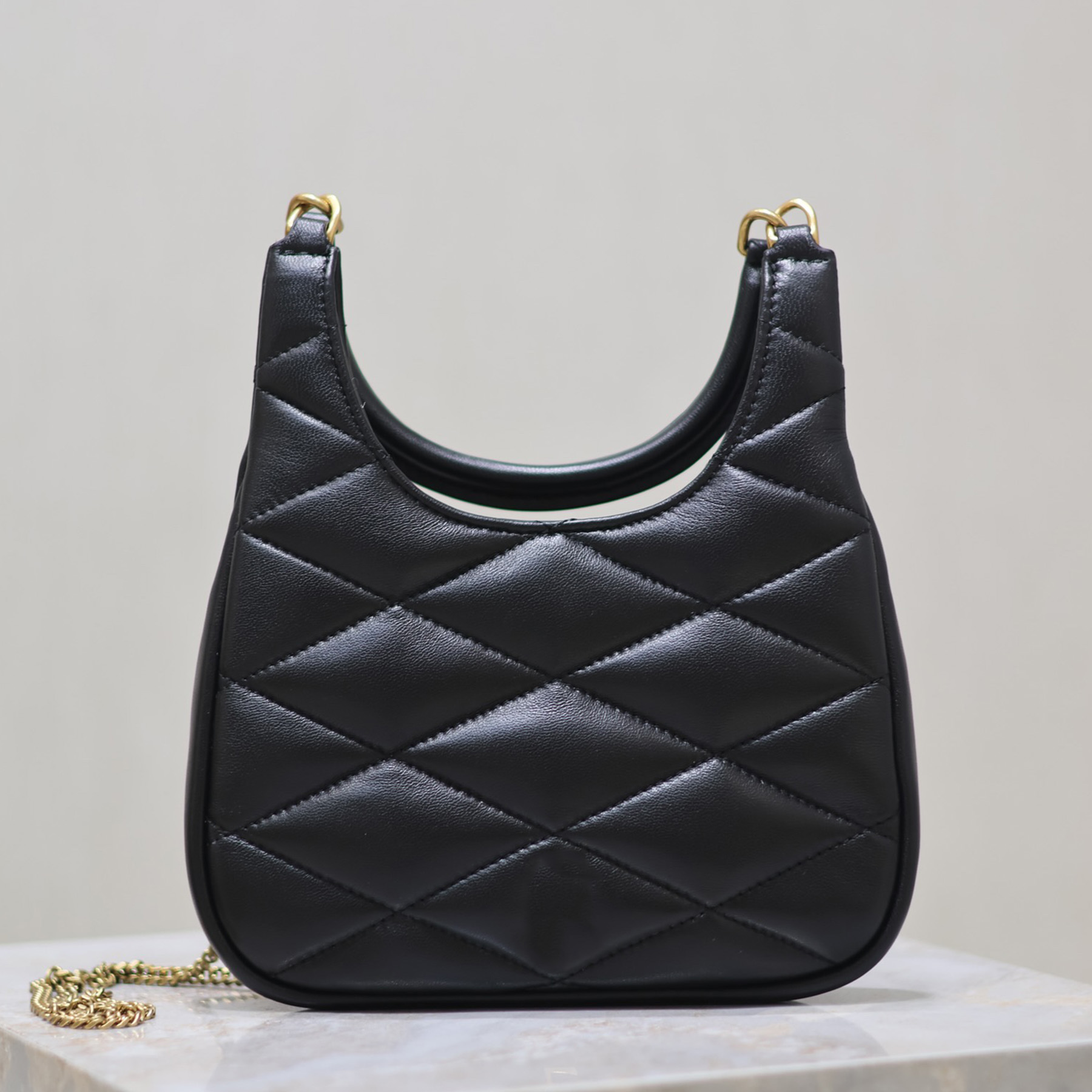 Top Quality 10A Sade Hobo In Lambskin Luxury Designer Soft Genuine Leather Shoulder Bag Cotton Lining Crossbody Bag Magnetic Snap Closure Handbag Pu