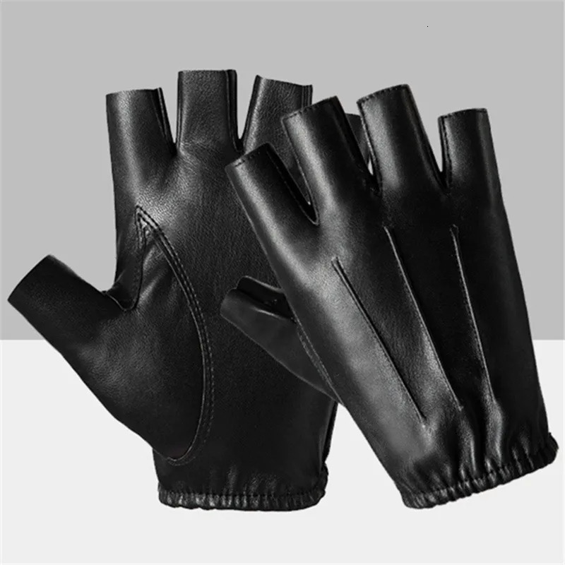Hommes femmes gants en cuir pu amoureux