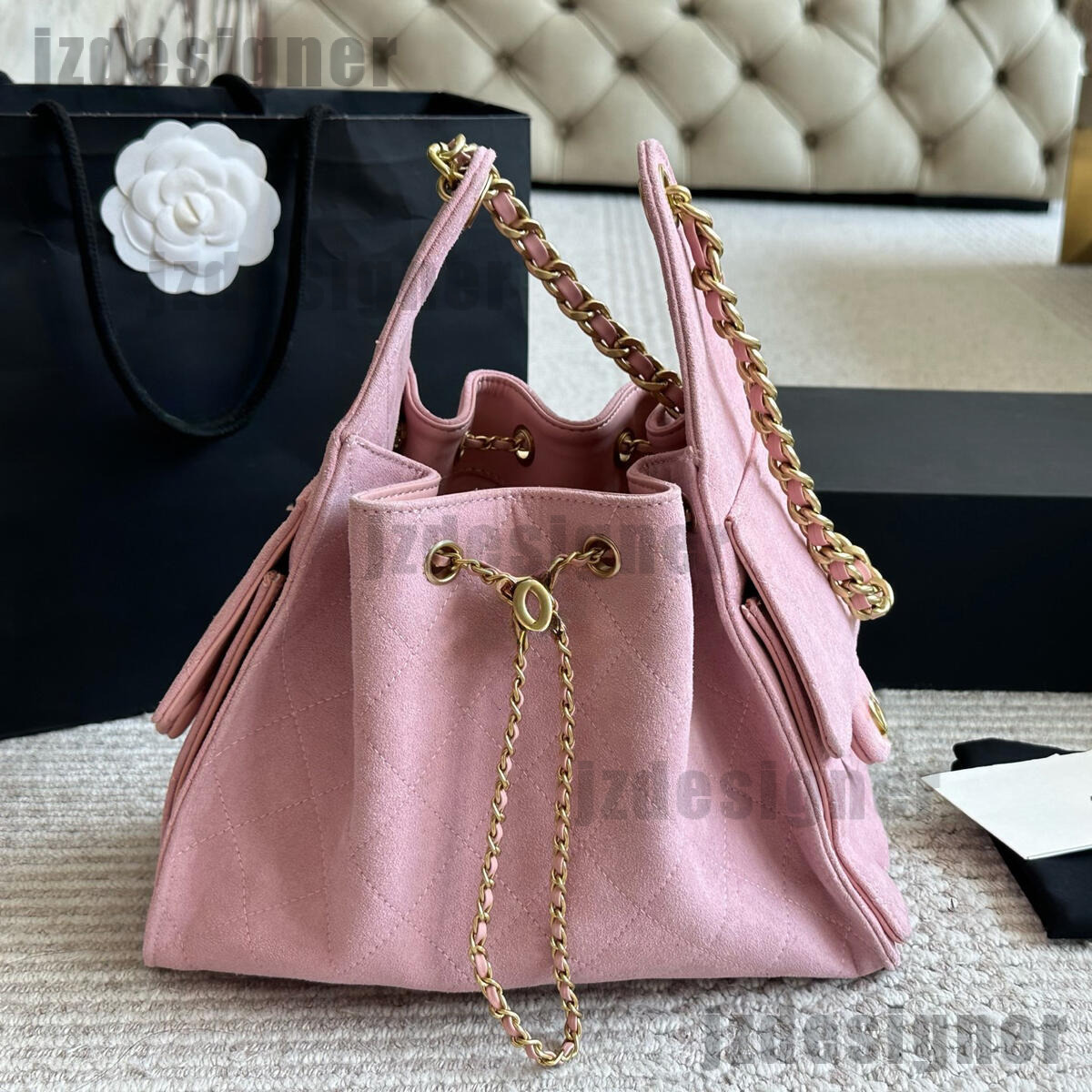 Designer Shoulder Bag Bucket Bag Luxury Bag Chain Bag Lady Pochette Fashion Womens Handbags High End Tote Bag Underarm Crossbody Bag Clutch Wallet P