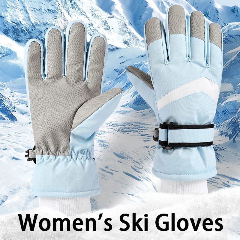 Gants de ski d'hiver du volker gants pour femmes avec une doublure chaude à écran tactile adapté au ski à cyclisme et aux sports d'hiver 250818
