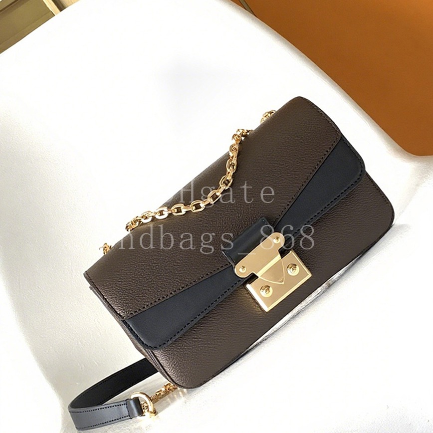 Mirror quality Designer bag Messenger bag Luxury Shoulder bag Handbag Crossbody bag Canvas Leather Fashion Chain bag 24.5cm With box LM09A1