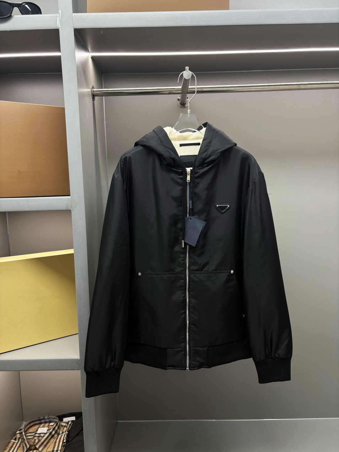 2025 Winter highend brand mens jacket high quality lining with plush design luxurious designer jacket
