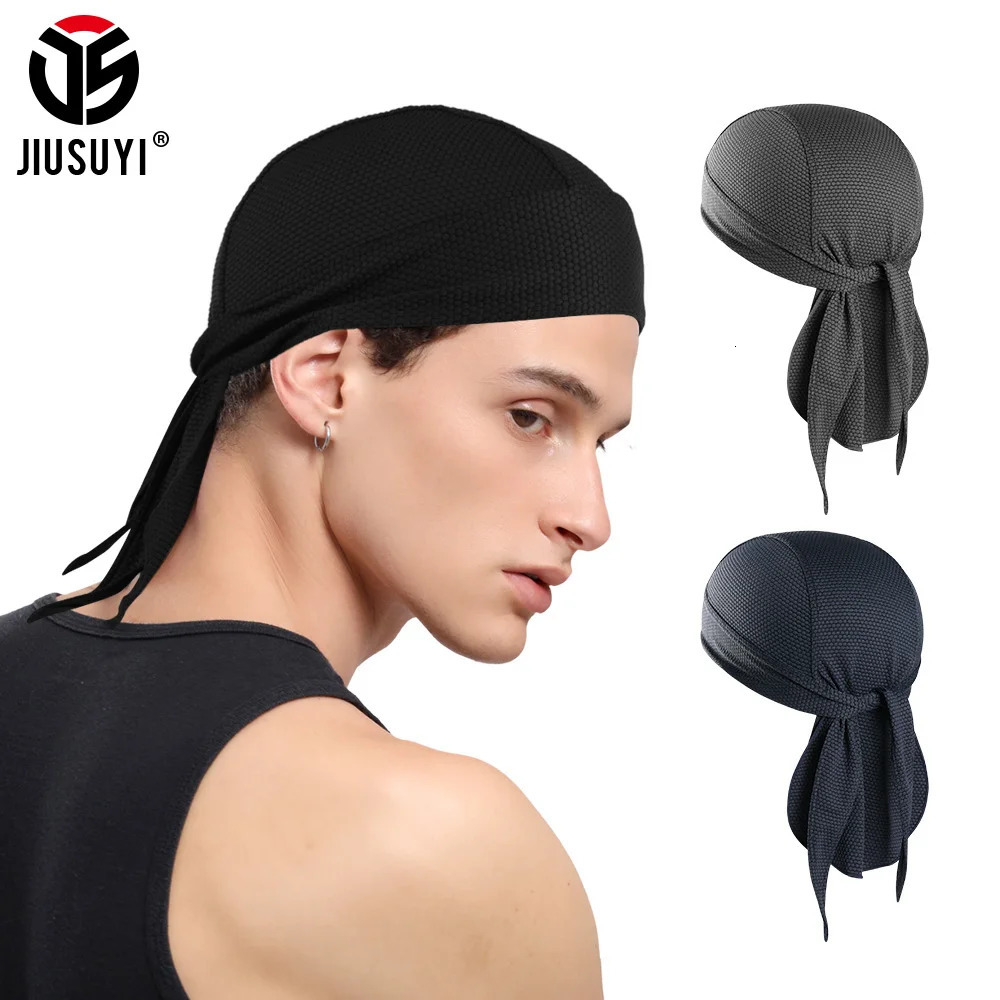 Quick-drying Bandana Cooling Doo Rags Sun Protection Headscarf Summer Beanies Hats Sport Running Cycling Hip Hop Soft Cap Durags250812