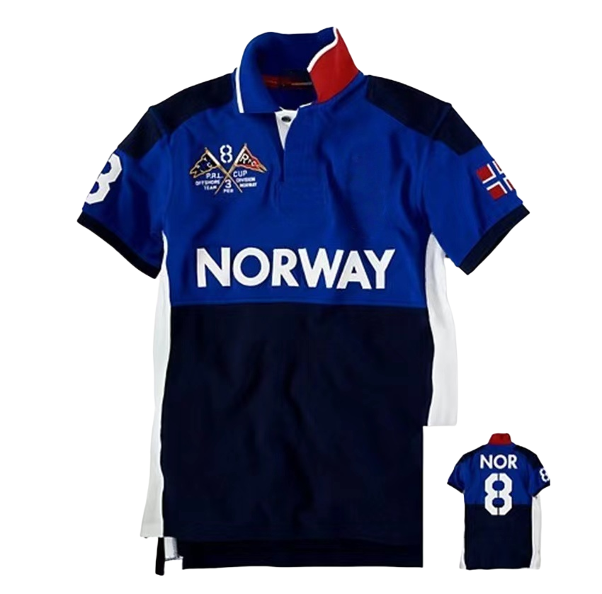 Polos Shirts Designer for Mens t-Shirt Designer Shirts forMen City Name JAPAN lTALlA Chicago New York Short Sleeve Cott S-2XL