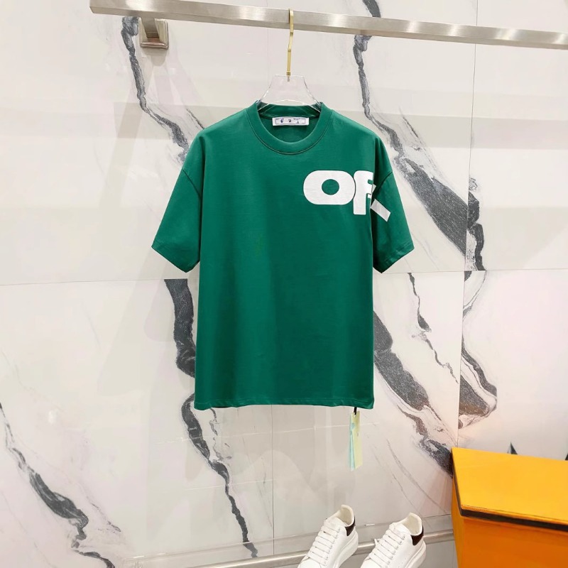 Men's T-Shirts Spring Summer New Front and Rear Creative Letter LOGO Printing Round Neck Pullover Short Sleeve