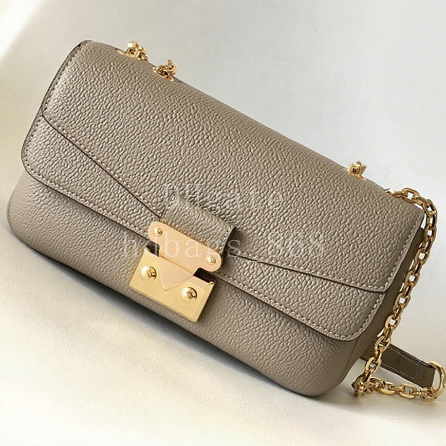 Mirror quality Designer bag Messenger bag Luxury Shoulder bag Handbag Crossbody bag Calfskin Leather Fashion Chain bag 24.5cm With box LM09A2