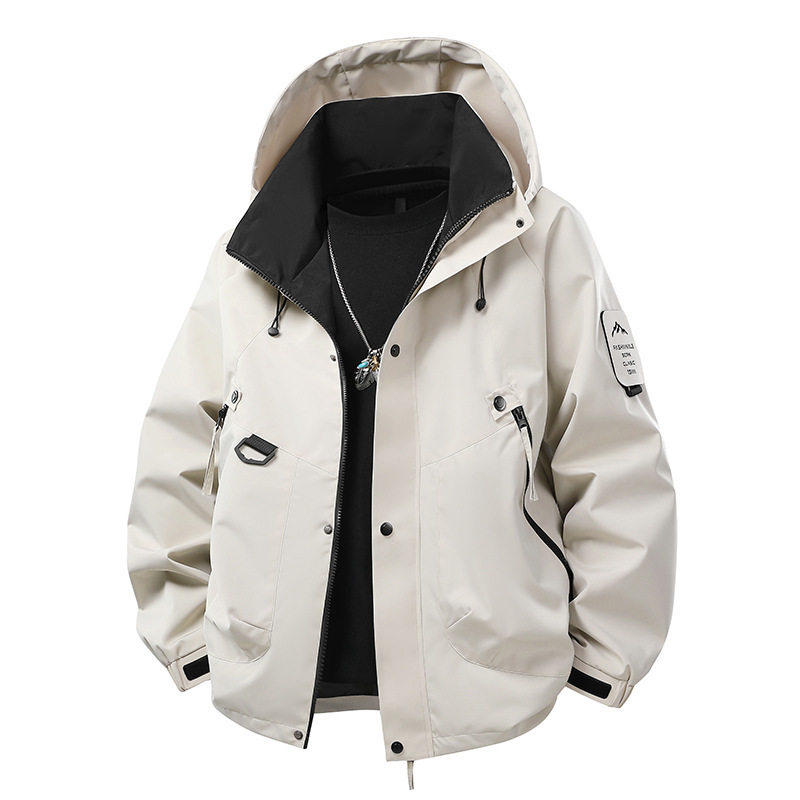 2025 NOUVELLE VESTS MELLESS WINDBREKER - Couleur continue étanche de la randonnée de randonnée Spring / Automne Veste de couple de vent extérieur