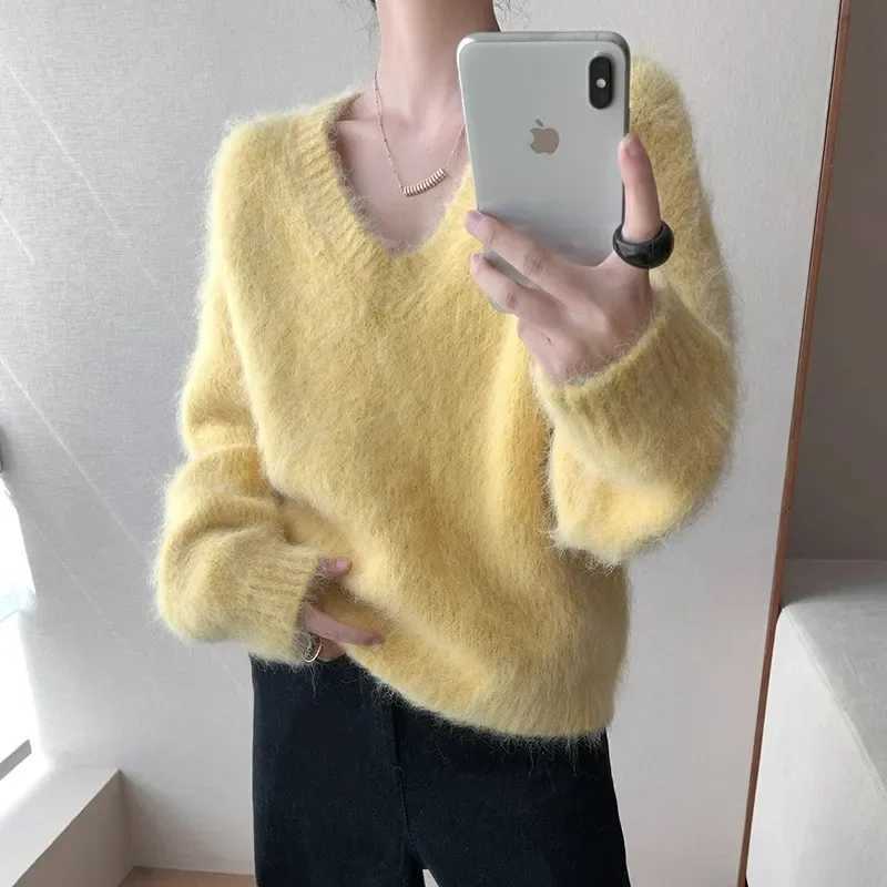 2024 AUTOMNE NOUVELLE MELLOW LOCE VOL MELLAGE PULOVER PULLER POUR FEMMES FEMMES À LA MODE ET CHAUD L250819