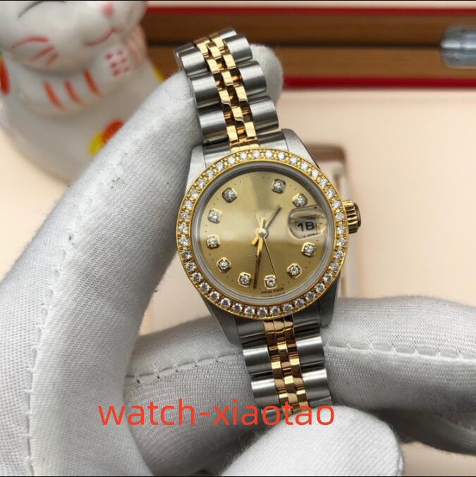Montres femmes de styles pour femmes Sapphire 26 mm Diamond Asia 2813 Montres mécaniques Jubilee Bracelet en acier inoxydable montre Luxury Luxur