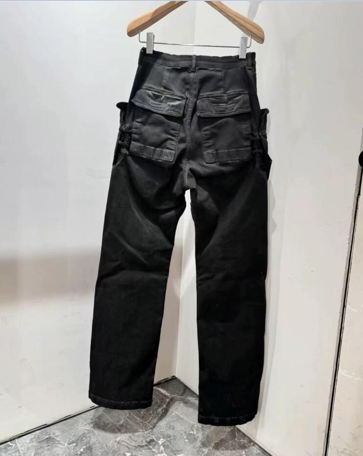 High quality style patchwork hand-painted dirty versatile jeans, loose fit, unisex, retro