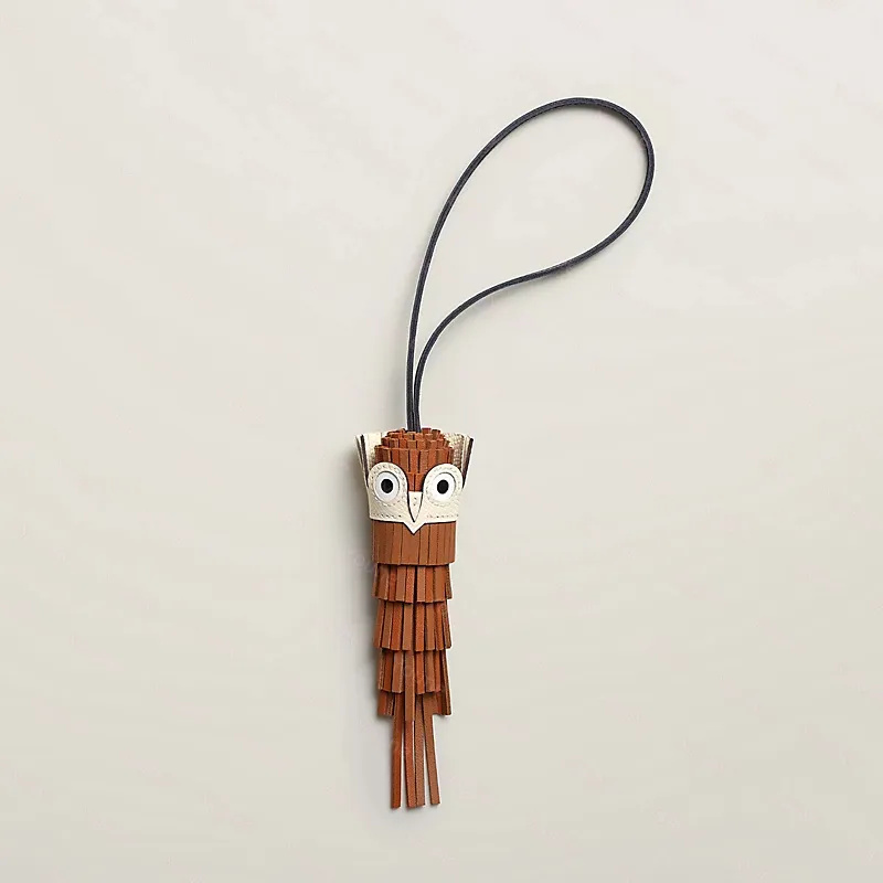 Keychains Lanyards Rodeo Pegase Designer Leather Keychains Men Women Chouette owl bag accessory Bag Charm Keyring Lovers Key Ring Jewelry dhgate