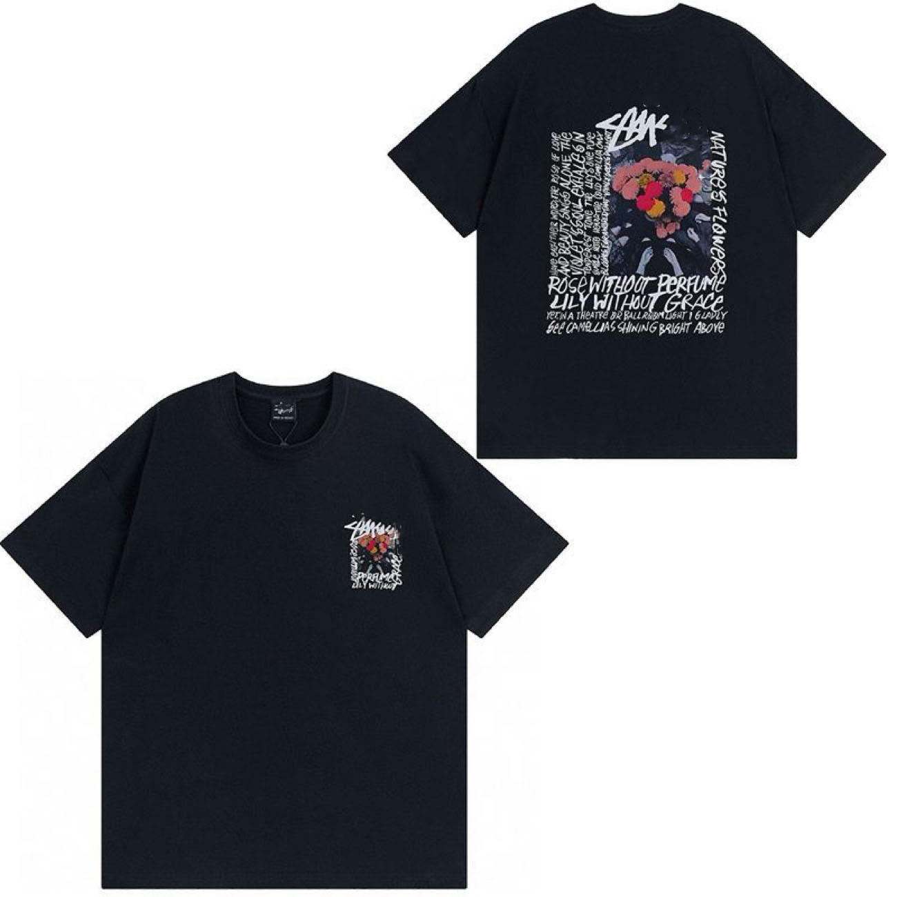 T-shirt de marque à la mode pour hommes et femmes avec imprimé de lettre de créateur sur le collier pur coton pur Breathable Streetwear de qualit