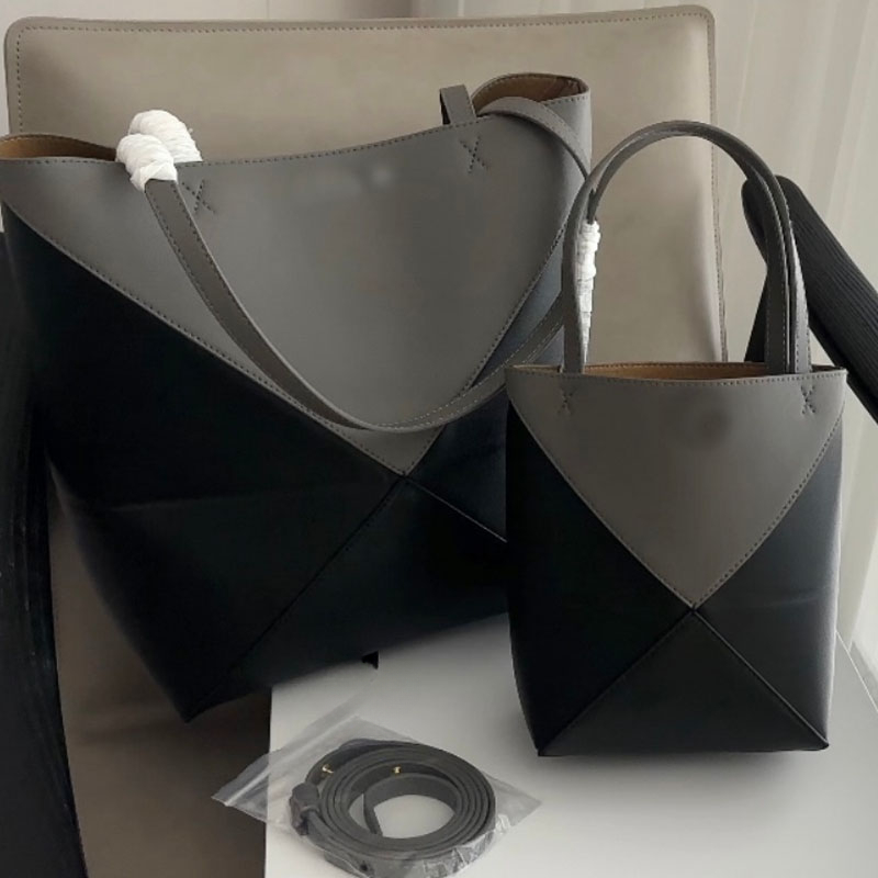 crossbody designer bags handbag Designer Womens Bucket Folding Geometry Tote Handheld Commuter Large Capacity Shopping Bag