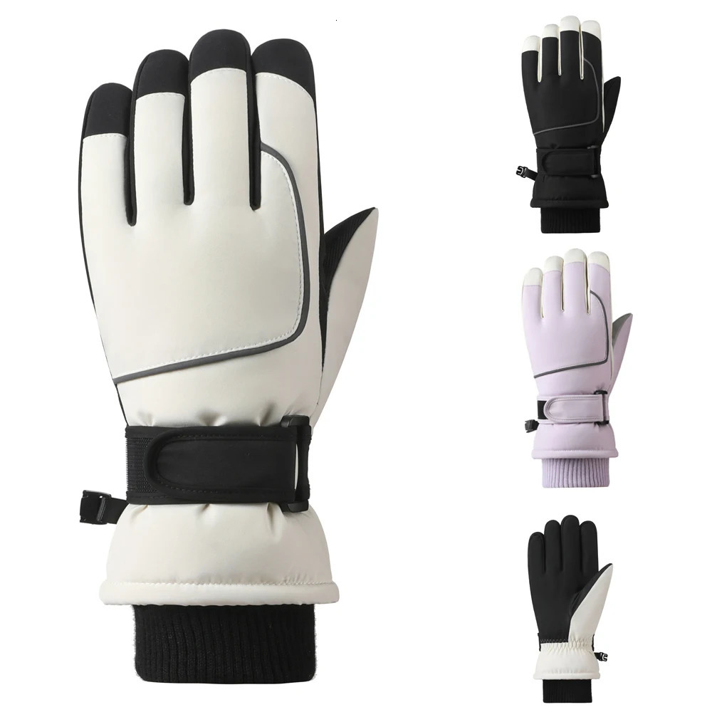 Gants d'hiver pour hommes Femmes Imperposez les gants de ski de neige thermique extérieurs - Travail randonnée Ski Running Biking Riding Glove 25