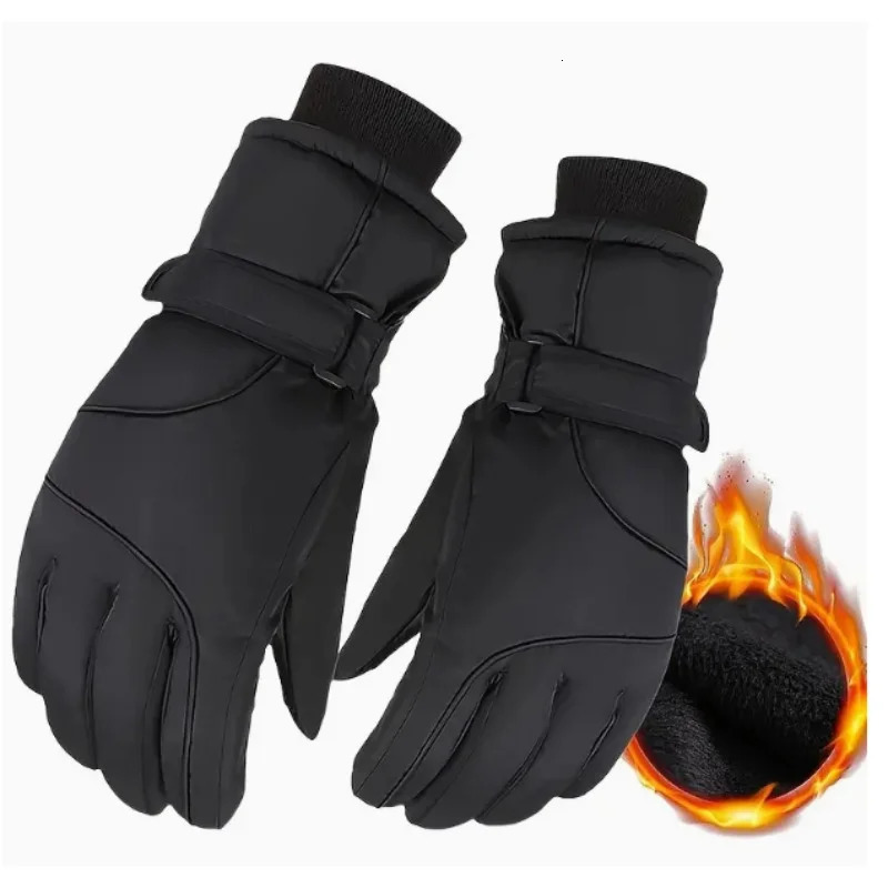 Winter Warm Snow Gloves Waterproof Ski Gloves Thermal Touch Screen Gloves Sport Cycling Gloves Outdoor Warm Motorcycle Gloves 250818