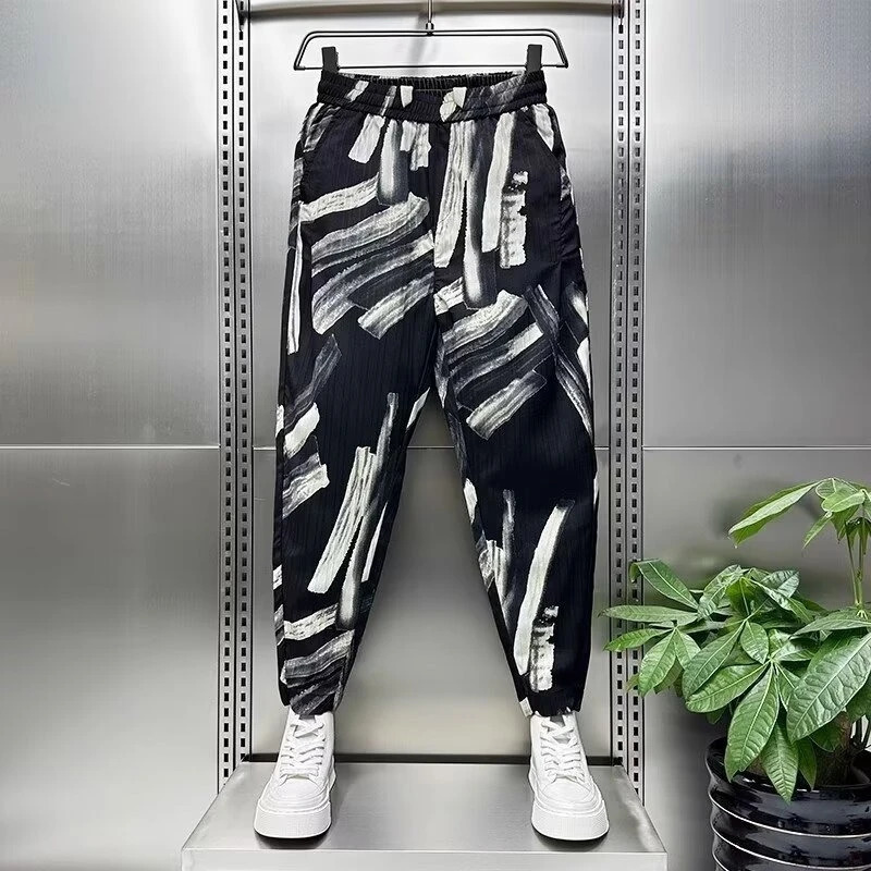 Pantalon décontracté pour hommes en vêtements coréens respirants pour hommes confortables 250815