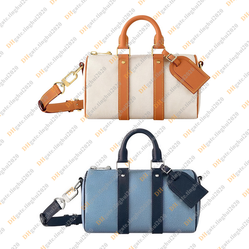 Men Fashion Casual Designe Luxury Keep 25 Bag Boston Bag Messenger Bag Crossbody Shoulder Bag Totes Handbag TOP Mirror Quality M15076 M14681 Pouch P