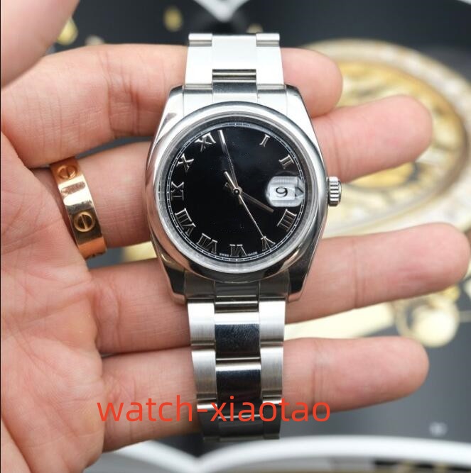 Luxury Watch Sapphire Glass 116200 116234 116233 36mm White Dial Mechanical Automatic Calendar Silver Stainless Steel Bracelet Mens Watches Waterpro