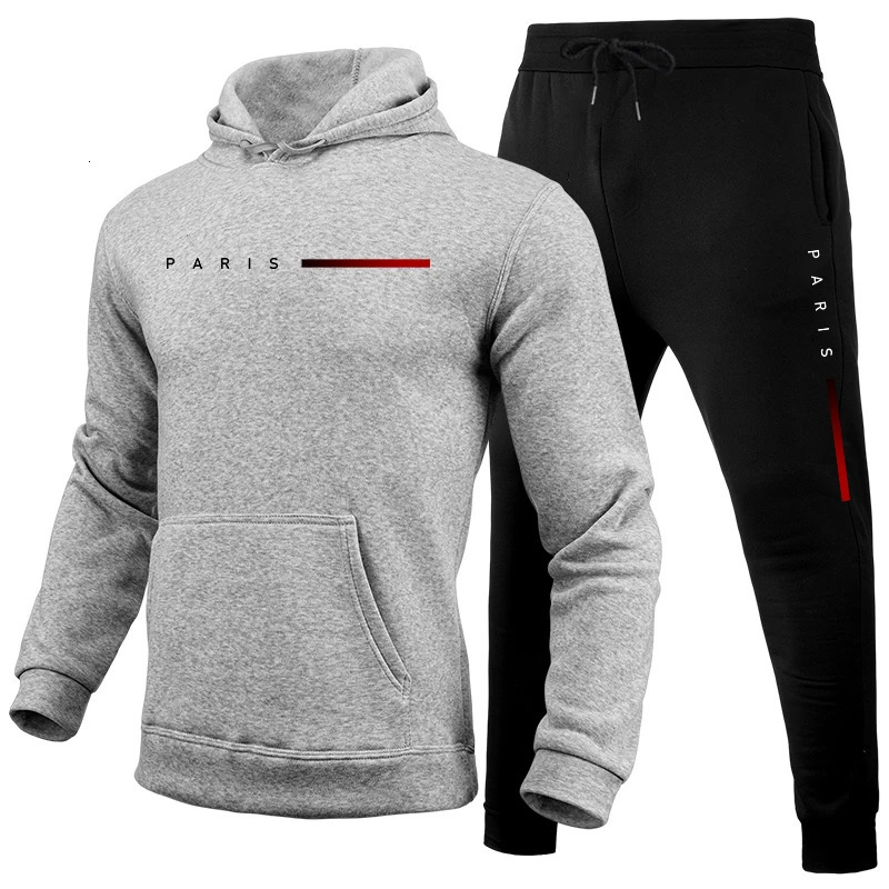 Sweat-shirt décontracté sur tracks de haute qualité pour hommes pour hommes pour hommes Hoodiessweatpants 2 pcs jogging streetwear mode 250818