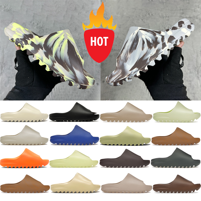 Womens Slippers Designer Slipper Summer slider Onyx Blue Sandal Slide women Desert sand Earth brown slides enflame EUR 36-47 shoe DHgate Flat Bea