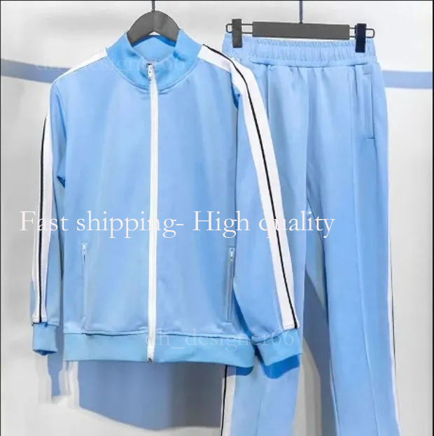 Mirror quality Tracksuit Loose Sweatpants Designer Letter Print Hoodies Pants 2-Piece Outfits Set Womens Sportswear Unisex Mens Team Palms 7b a2