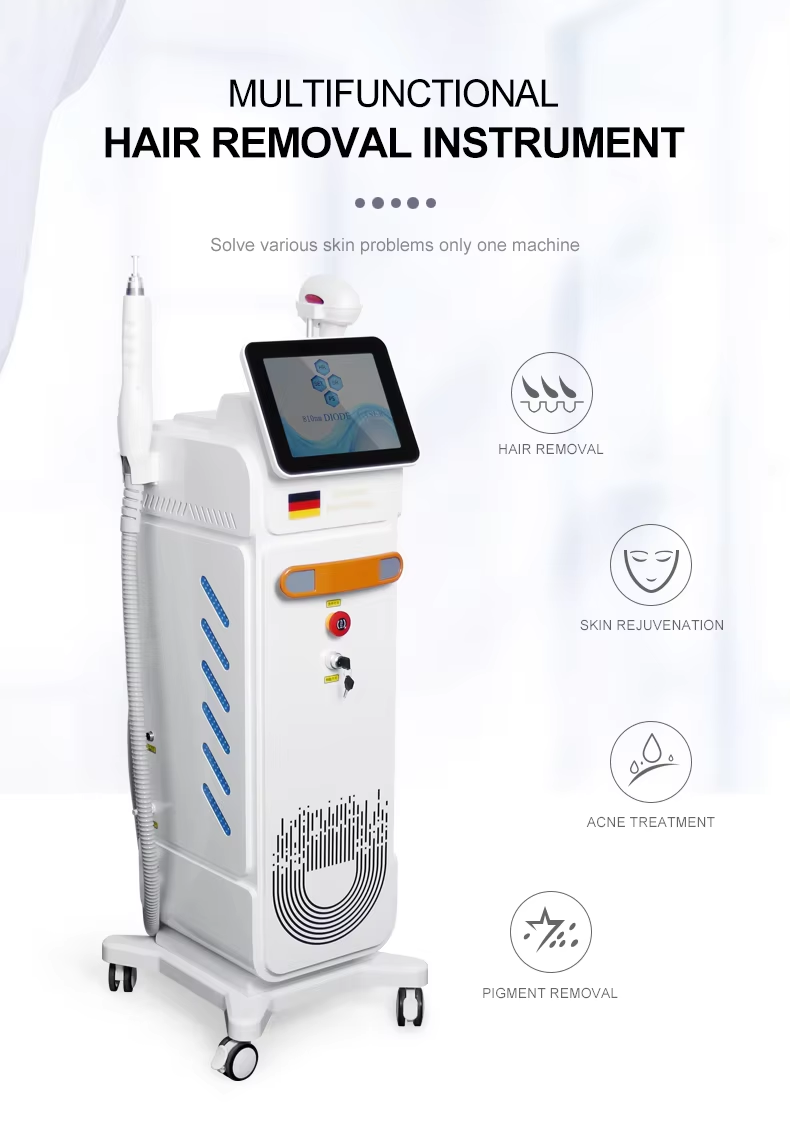 Best Seller 2 in 1 808nm Diode Laser Ice Point Hair Removal Pico Tattoo Removal Machine suitable for all skin phototypes