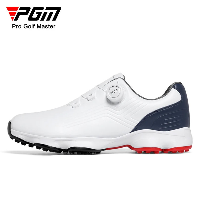 PGM Mens Golf Shoes Summer Knob Lace Waterproof Casual Sports Sneakers XZ359 250812