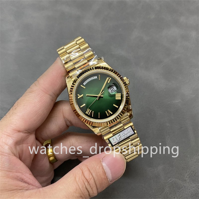 Super Quality QF Maker 40mm 228238 Mens Watch Super Version President Watches Men ST9 Cal.3255 Movement Mechanical Automatic Men's Wristwatches