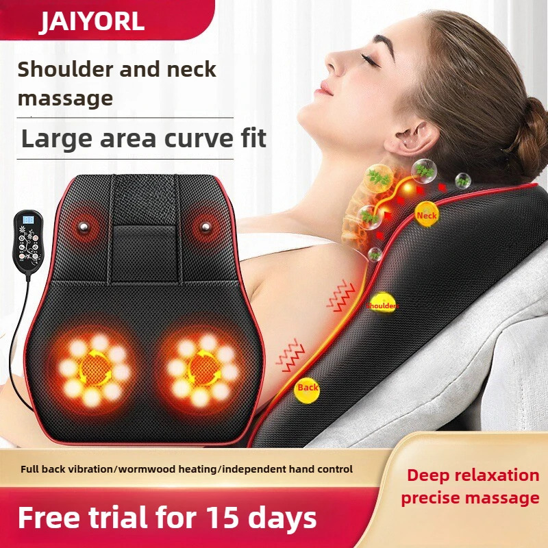 Electric Cervical Pillow For Neck Airbag Ttraction Shiatsu Head Body Back Waist Massager Car With Heating Vibrating Massage 250814