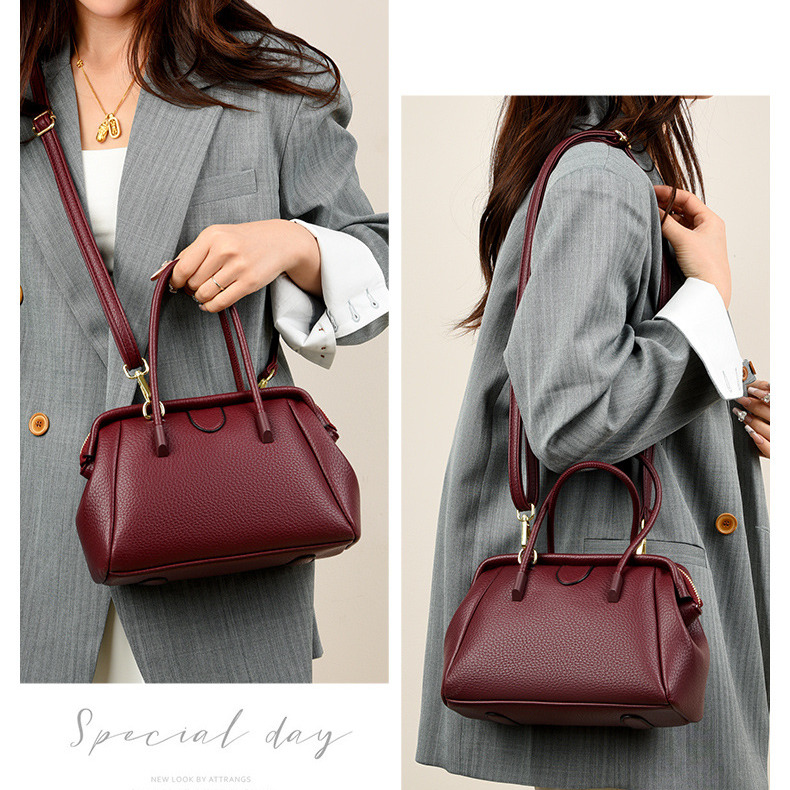Free Shipping Designer Luxury High-end Women's Minimalist Handbag New Niche Bucket Bag Fashionable Commuting Zipper Shoulder Crossbody Bag Bost